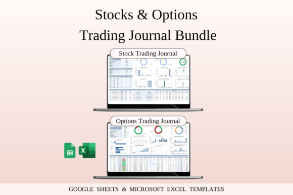 Download Stocks and Options Trading Journals - Premium Bundle