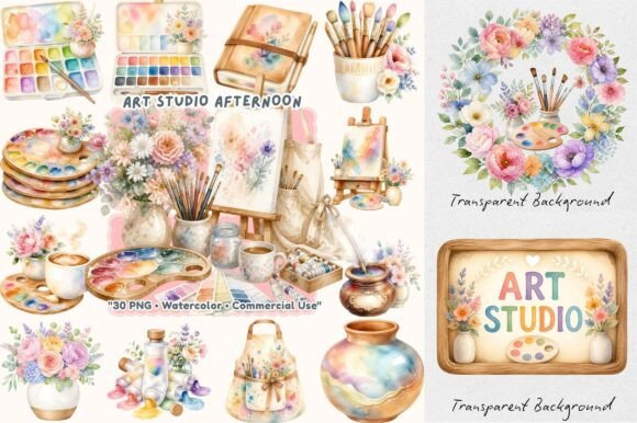 Download Coquette Art Studio Afternoon Clipart - Studio Collection