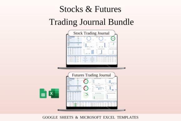 Download Stocks and Futures Trading Journals - Premium Bundle