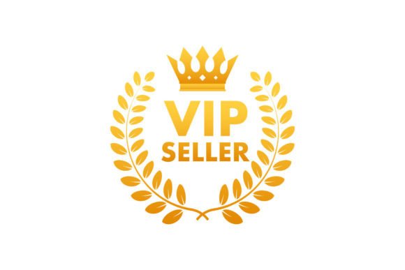 Download VIP Seller Golden Badge. Premium Warrant - Premium Collection